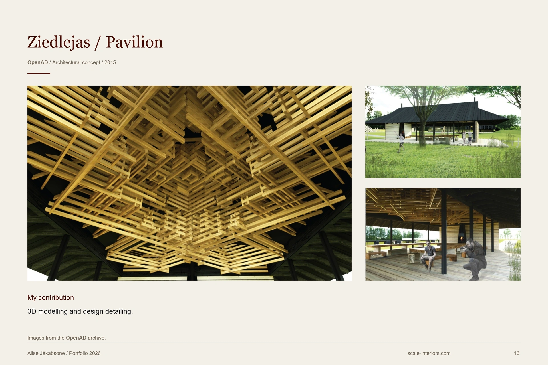 Ziedlejas / Pavilion — portfolio page 16