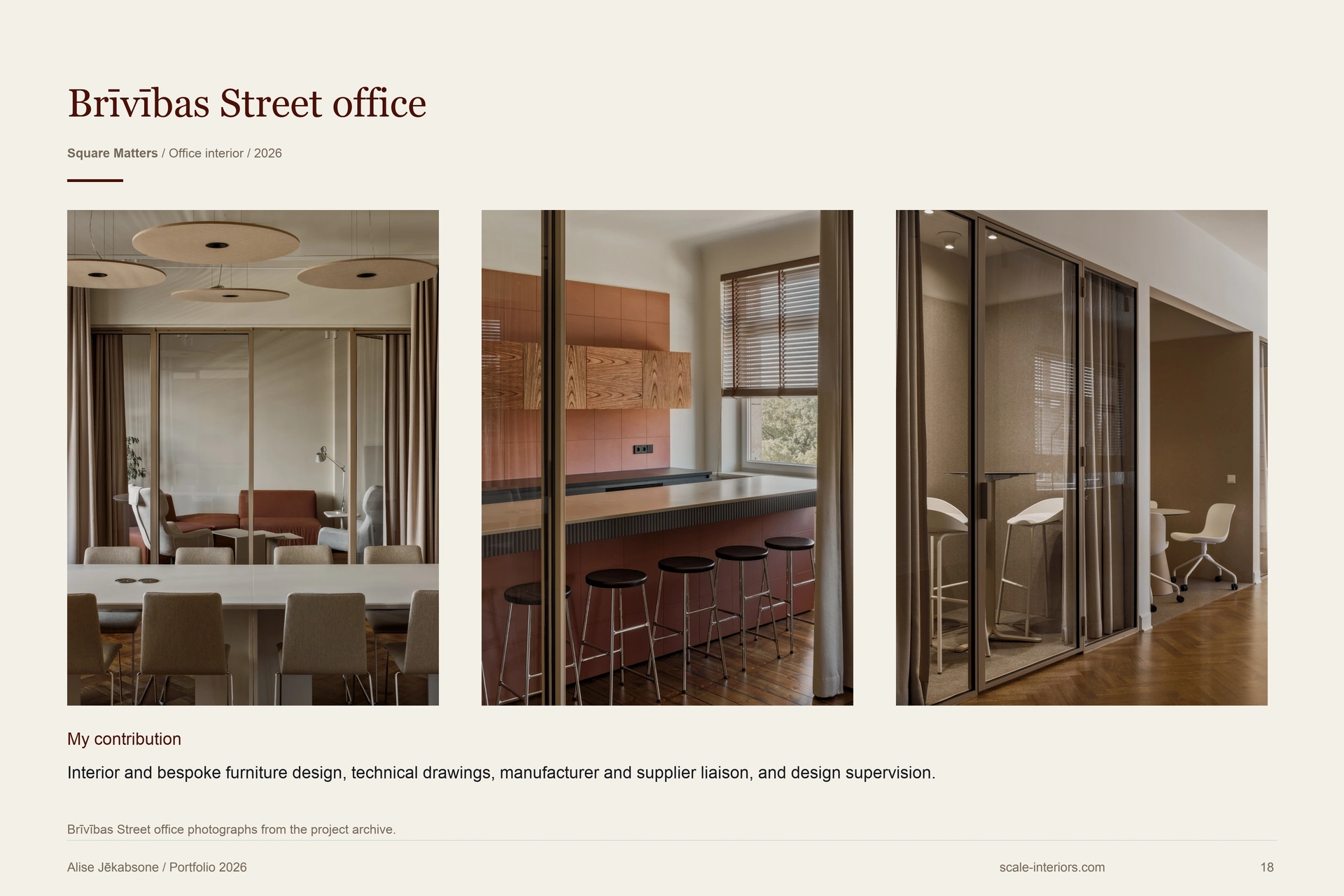 Brīvības Street office — portfolio page 18