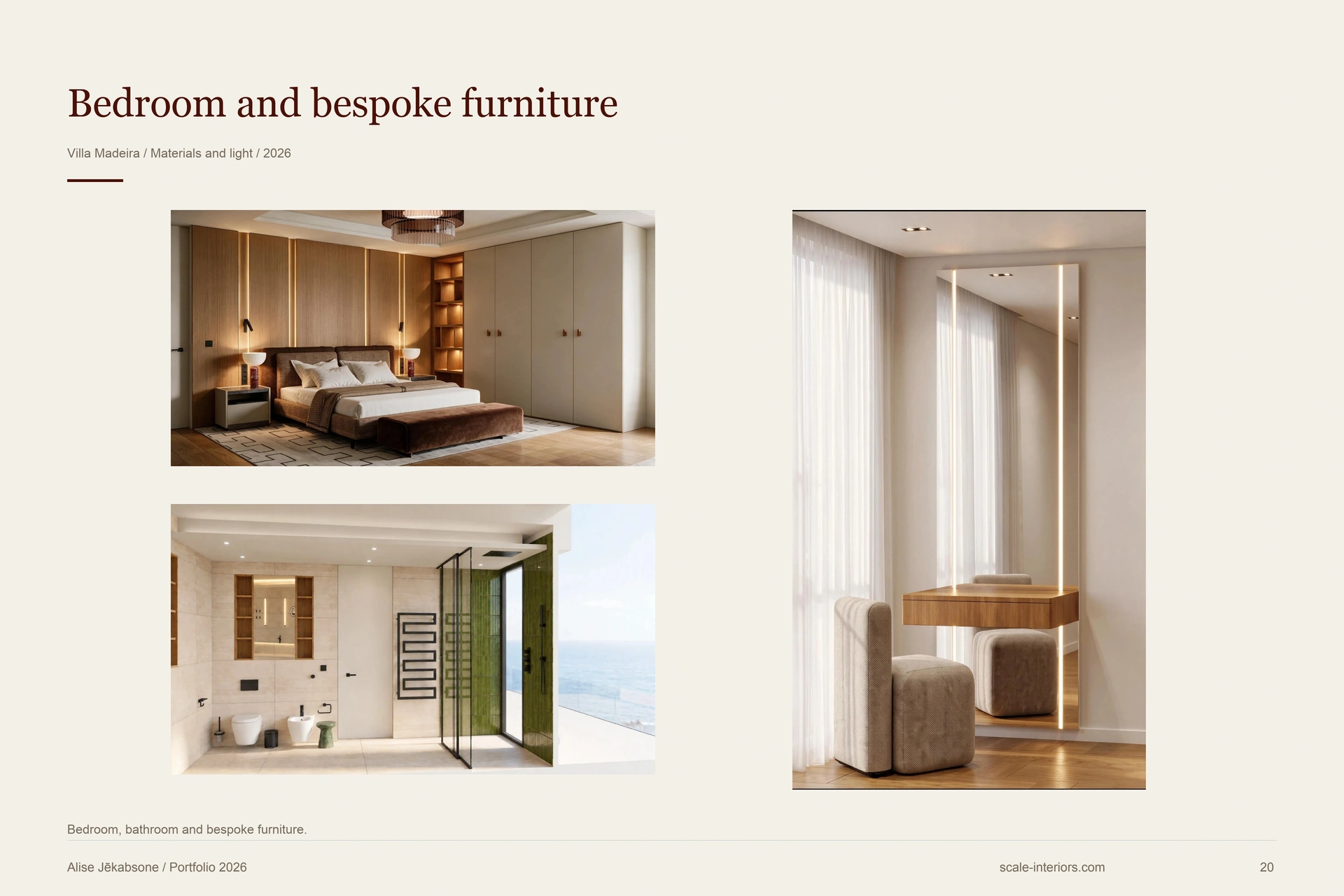 Bedroom and bespoke furniture — portfolio page 20