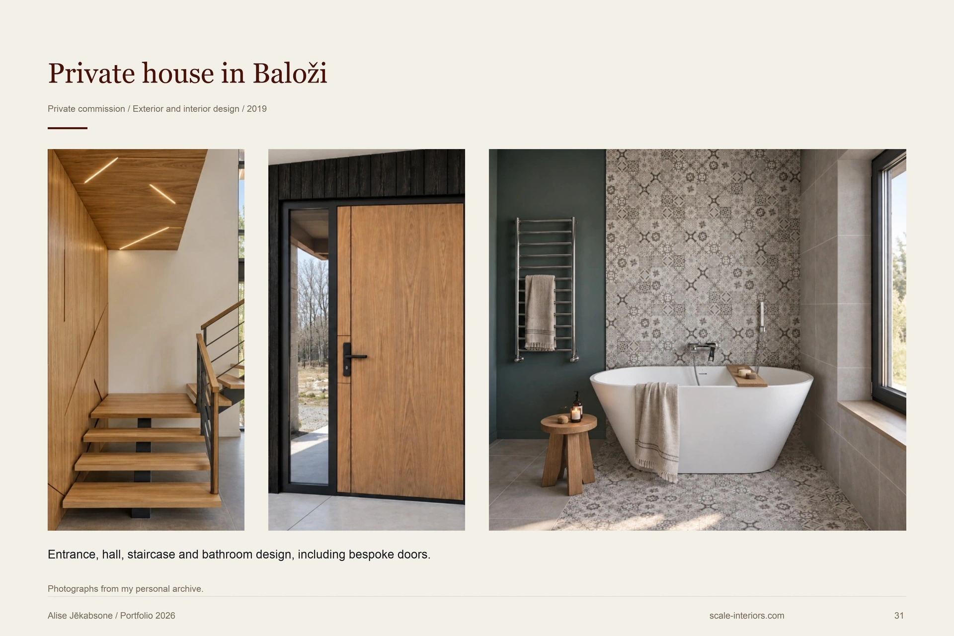 Private house in Baloži — portfolio page 31