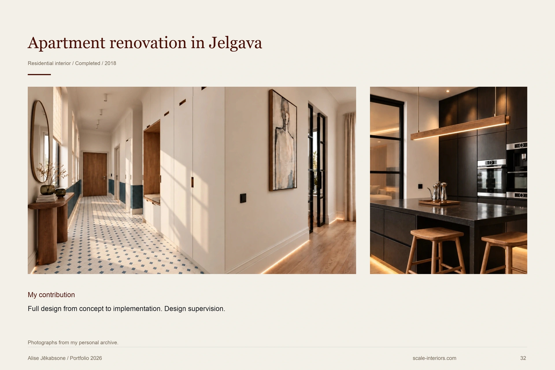 Apartment renovation in Jelgava — portfolio page 32