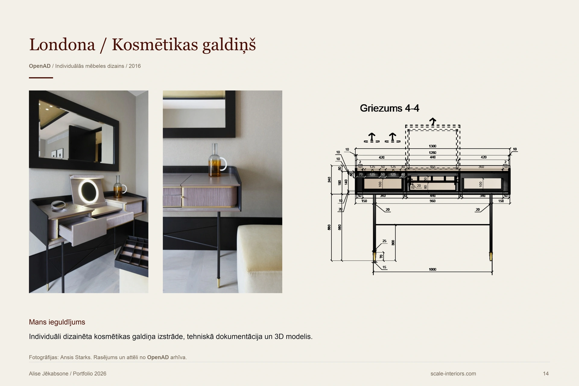 Londona / Kosmētikas galdiņš — 14. portfolio lapa