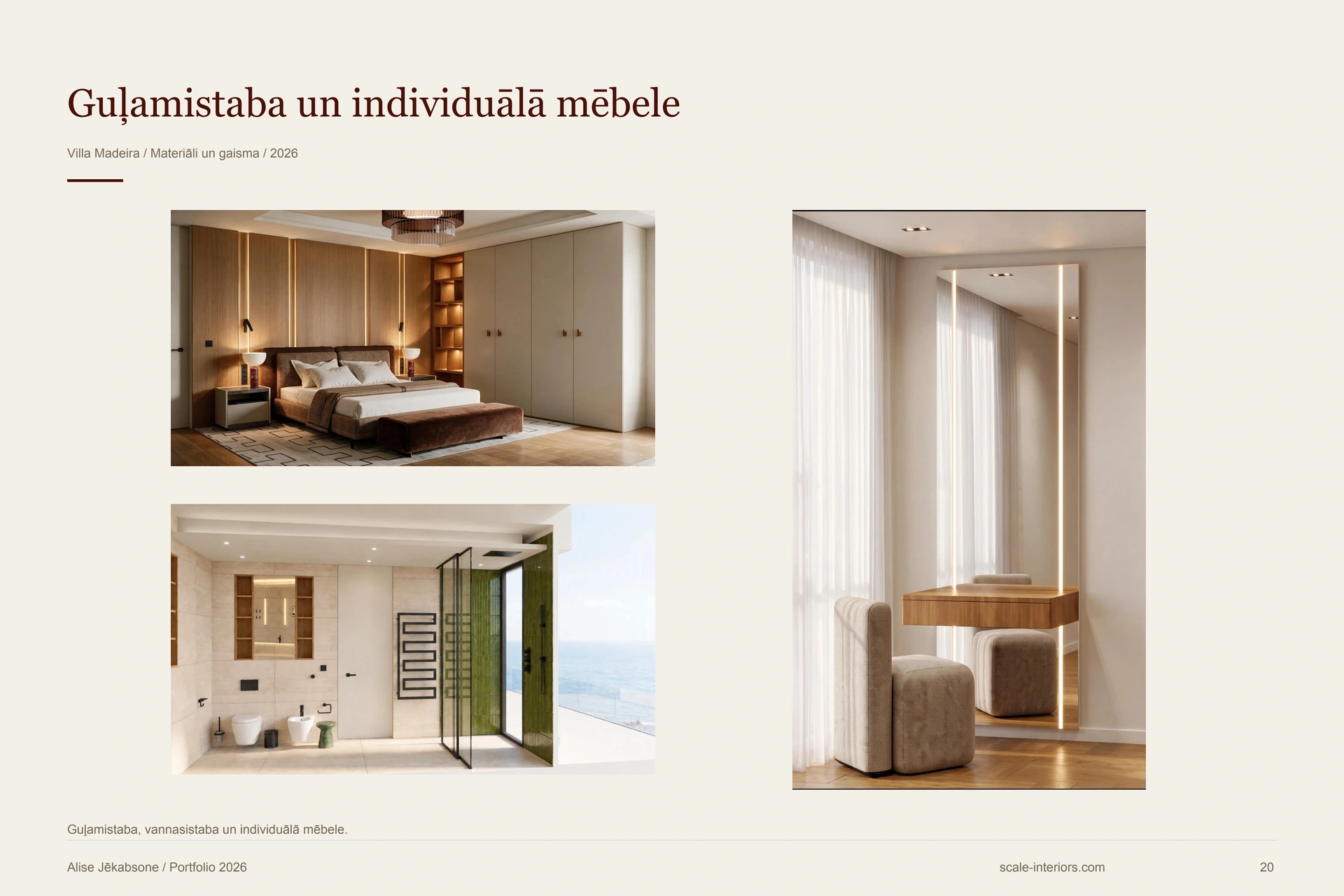 Guļamistaba un individuālā mēbele — 20. portfolio lapa