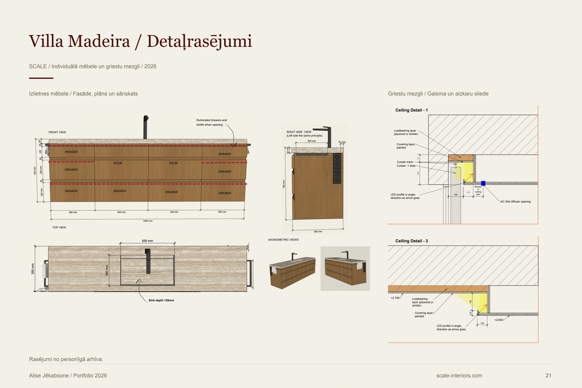 Villa Madeira / Detaļrasējumi — 21. portfolio lapa