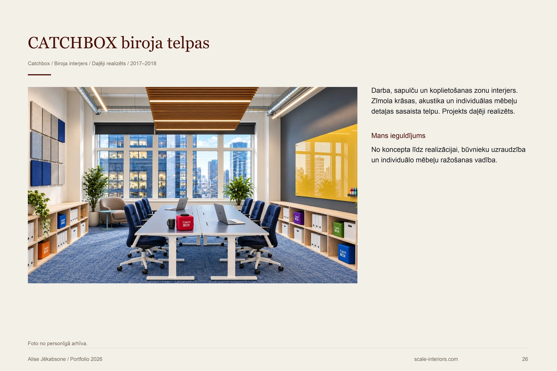 CATCHBOX biroja telpas — 26. portfolio lapa