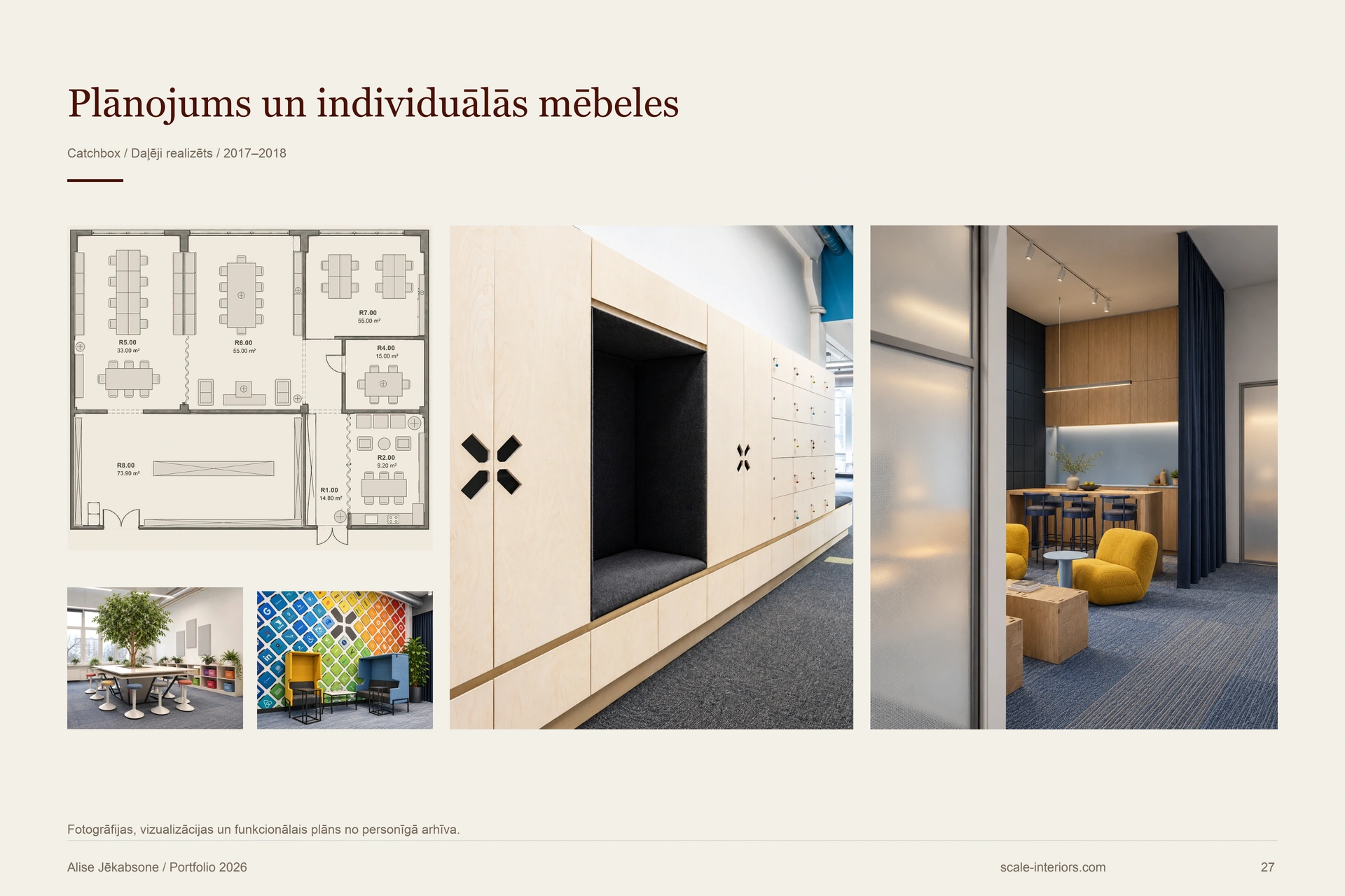 Plānojums un individuālās mēbeles — 27. portfolio lapa