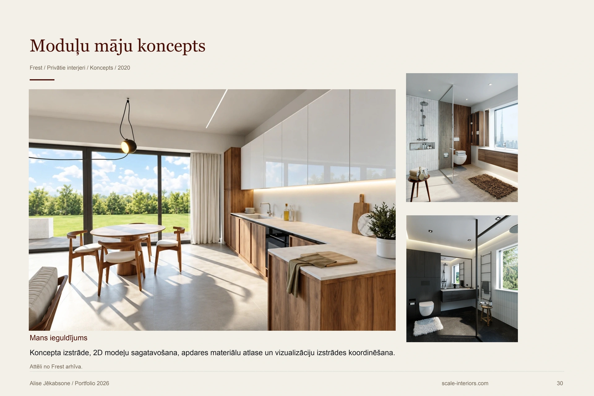 Moduļu māju koncepts — 30. portfolio lapa
