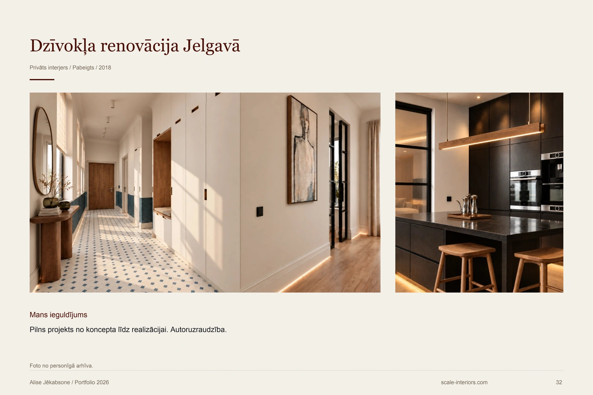 Dzīvokļa renovācija Jelgavā — 32. portfolio lapa